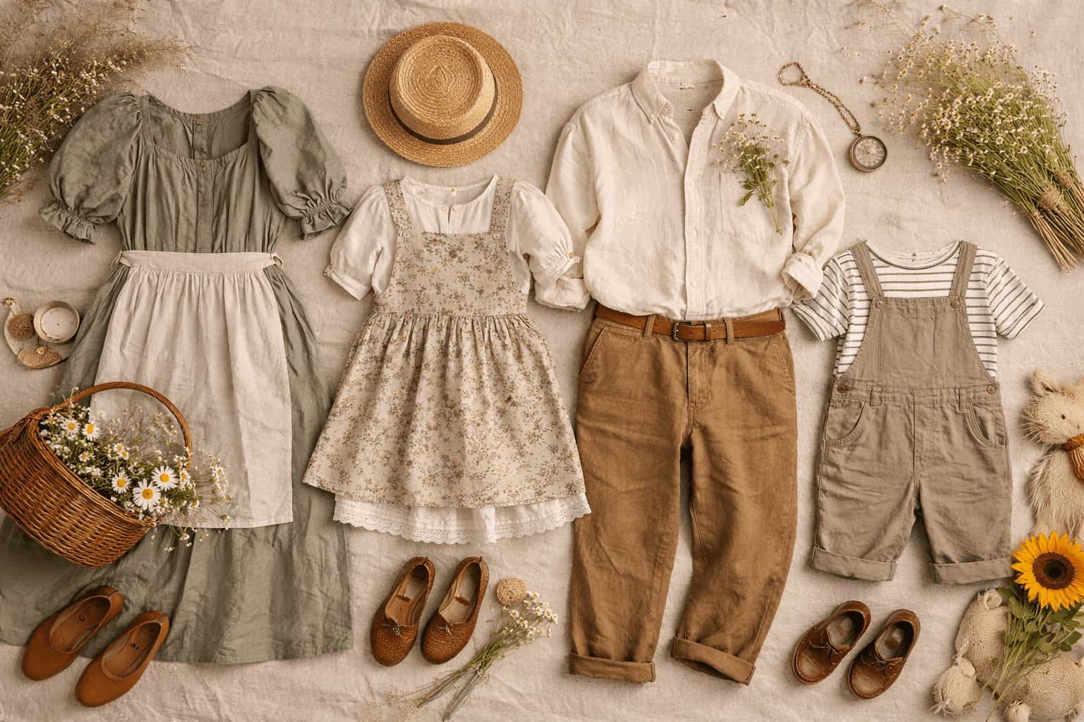 Cottagecore Family Outfits: How to Dress the Whole Crew